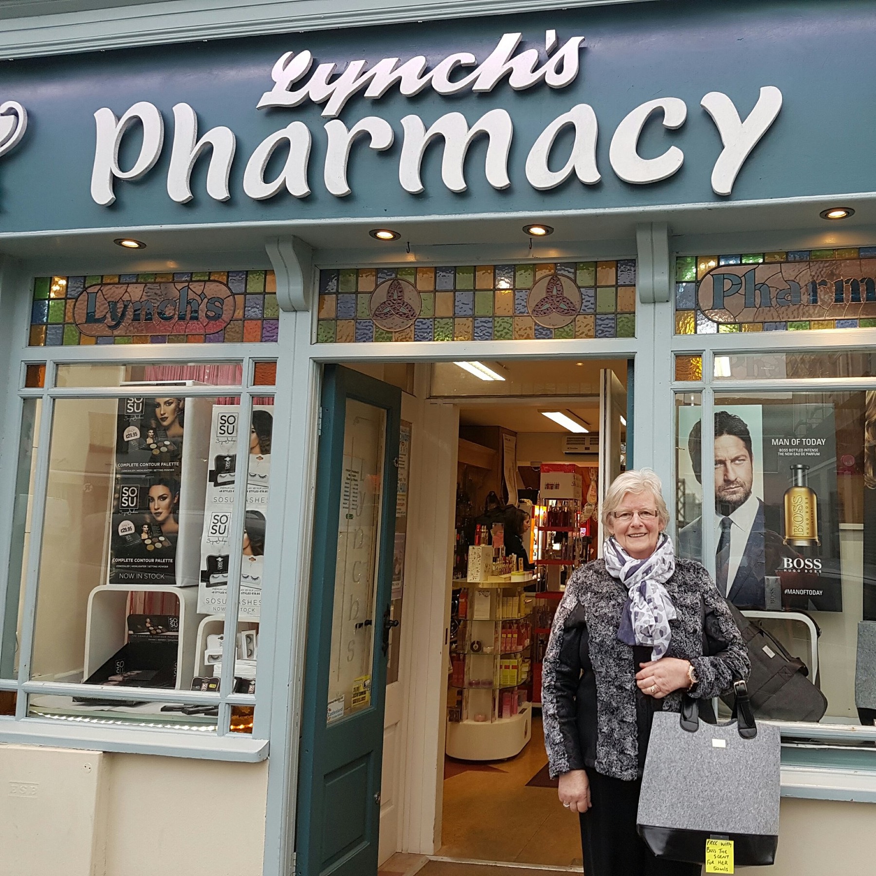 Lynch's Pharmacy storefront in Castleisland